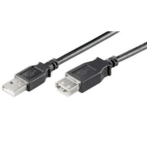 GOOBAY Καλώδιο προέκταση USB 2.0 Α σε F σε χρώμα Black - 1.8M | Καλώδια - Αντάπτορες | elabstore.gr