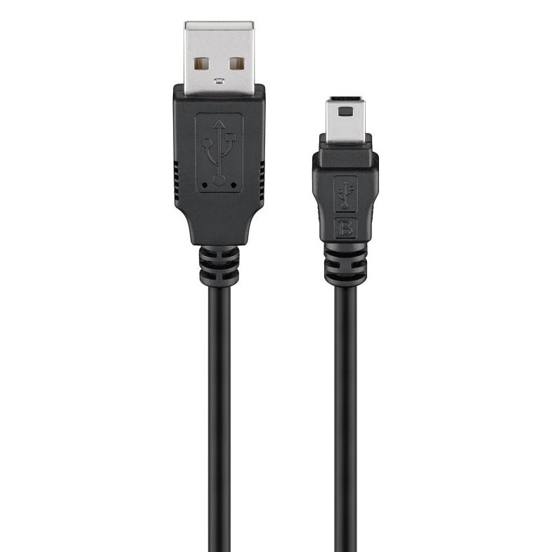 GOOBAY καλώδιο USB 2.0 σε USB Mini 93623, copper, 1.5m, μαύρο | eLabstore.gr GOOBAY καλώδιο USB 2.0 σε USB Mini 93623, copper, 1.5m, μαύρο | Καλώδια - Αντάπτορες | elabstore.gr