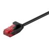 GOOBAY καλώδιο U/UTP CAT6 93714, slim, AWG 30/7, copper, 1m, μαύρο | Καλώδια - Αντάπτορες | elabstore.gr