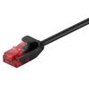 GOOBAY καλώδιο U/UTP CAT6 93715, slim, AWG 30/7, copper, 2m, μαύρο | Καλώδια - Αντάπτορες | elabstore.gr