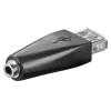 GOOBAY αντάπτορας USB θηλυκό σε 3.5mm θηλυκό 93982, μαύρο | eLabstore.gr GOOBAY αντάπτορας USB θηλυκό σε 3.5mm θηλυκό 93982, μαύρο | Καλώδια - Αντάπτορες | elabstore.gr