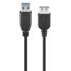 GOOBAY καλώδιο USB 3.0 σε USB (F) 93999, copper, 3m, μαύρο | Καλώδια - Αντάπτορες | elabstore.gr