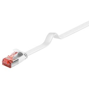 GOOBAY καλώδιο U/FTP CAT6 94919, flat, AWG 32/7, copper, 5m, λευκό | Καλώδια - Αντάπτορες | elabstore.gr