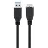GOOBAY καλώδιο USB 3.0 σε USB 3.0 micro Τype B 95026, 1.8m, μαύρο | Καλώδια - Αντάπτορες | elabstore.gr