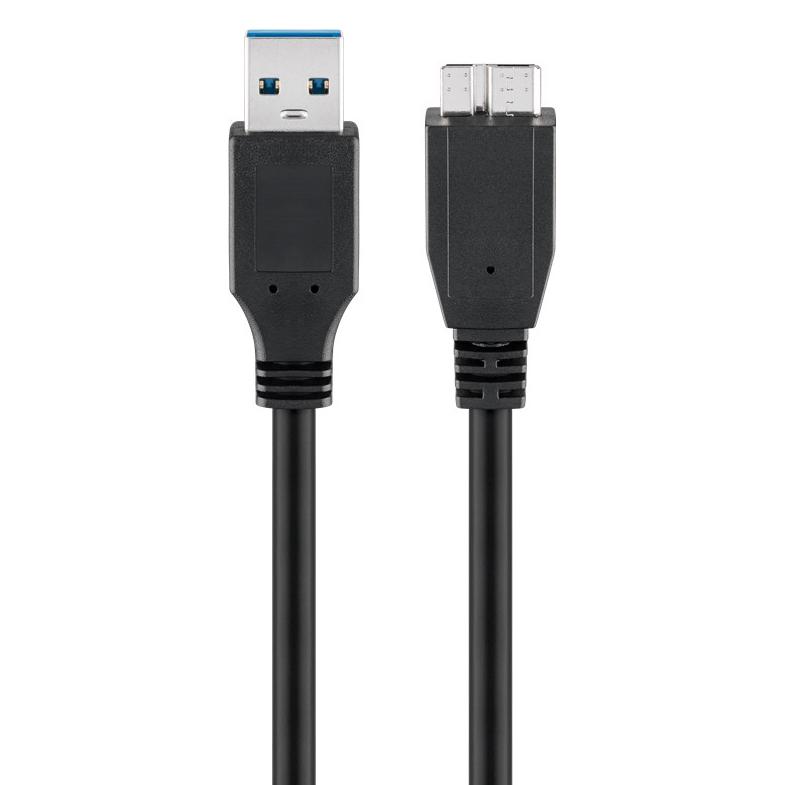 GOOBAY καλώδιο USB 3.0 σε USB 3.0 micro Τype B 95026, 1.8m, μαύρο | eLabstore.gr GOOBAY καλώδιο USB 3.0 σε USB 3.0 micro Τype B 95026, 1.8m, μαύρο | Καλώδια - Αντάπτορες | elabstore.gr