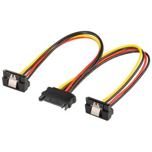 GOOBAY καλώδιο SATA Standard σε 2 SATA-Standard 90 °, 0.2m | Καλώδια - Αντάπτορες | elabstore.gr