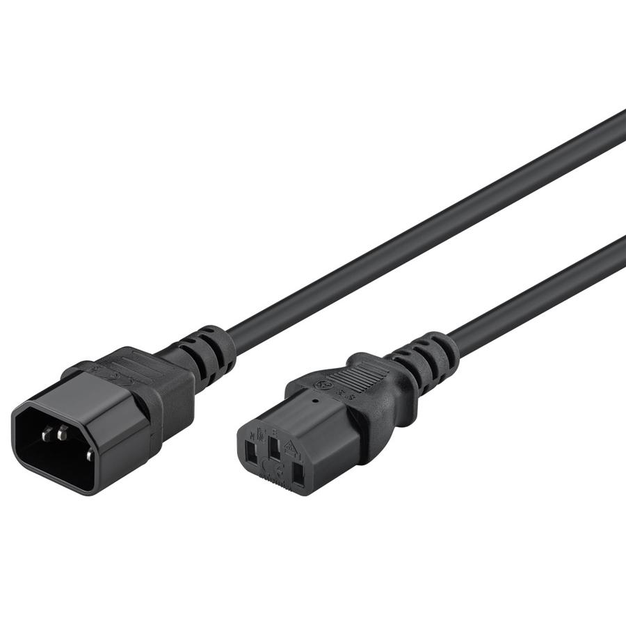 GOOBAY καλώδιο προέκτασης τροφοδοσίας 95125, 0.75mm², 1m, μαύρο | eLabstore.gr GOOBAY καλώδιο προέκτασης τροφοδοσίας 95125, 0.75mm², 1m, μαύρο | Καλώδια - Αντάπτορες | elabstore.gr