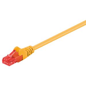 GOOBAY καλώδιο U/UTP CAT6 95249, CCA AWG 24/7, 0.25m, κίτρινο | Καλώδια - Αντάπτορες | elabstore.gr
