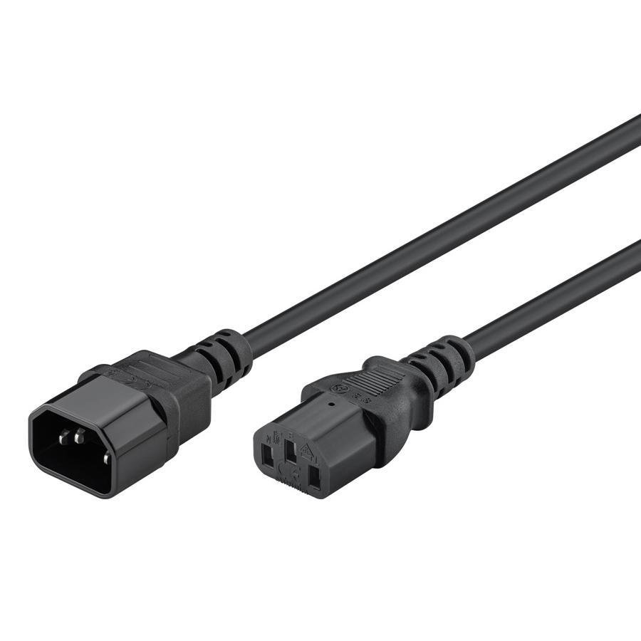 GOOBAY καλώδιο προέκτασης τροφοδοσίας 95287, 1mm², 3m, μαύρο | eLabstore.gr GOOBAY καλώδιο προέκτασης τροφοδοσίας 95287, 1mm², 3m, μαύρο | Καλώδια - Αντάπτορες | elabstore.gr