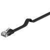 GOOBAY καλώδιο U/UTP CAT6, 95385, flat, AWG 32/7, copper, 20m, μαύρο | Καλώδια - Αντάπτορες | elabstore.gr