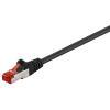GOOBAY καλώδιο S/FTP CAT6 95478, CCA, AWG 27/7, 1m, μαύρο | Καλώδια - Αντάπτορες | elabstore.gr