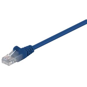 GOOBAY καλώδιο U/UTP CAT5e 95554, CCA, AWG 28/7, 1.5m, μπλε | Καλώδια - Αντάπτορες | elabstore.gr