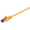 GOOBAY καλώδιο S/FTP (PiMF) CAT6 95566, CCA, AWG 27/7, 1.5m, κίτρινο | Καλώδια - Αντάπτορες | elabstore.gr