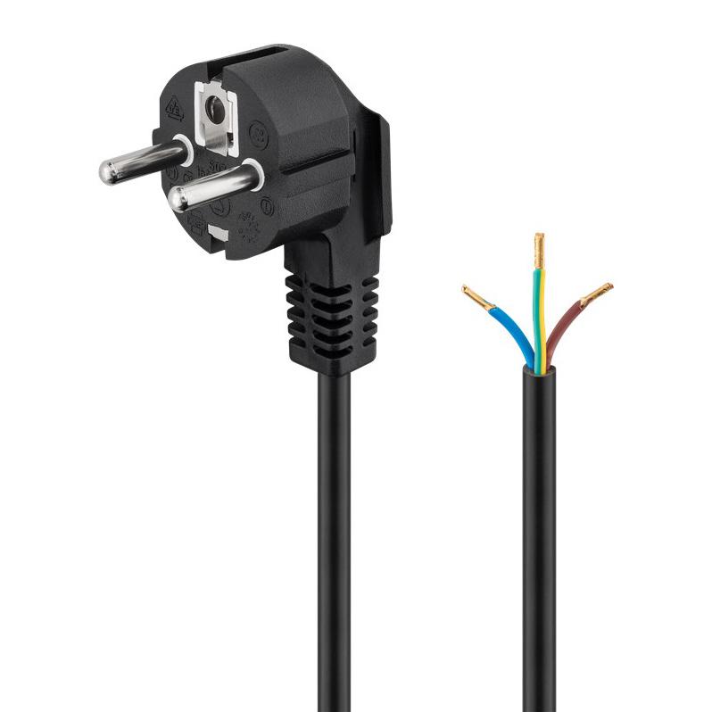 GOOBAY καλώδιο τροφοδοσίας 96034, γωνιακό, 1mm², 5m, μαύρο | eLabstore.gr GOOBAY καλώδιο τροφοδοσίας 96034, γωνιακό, 1mm², 5m, μαύρο | Καλώδια - Αντάπτορες | elabstore.gr