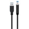GOOBAY καλώδιο USB 3.0 SuperSpeed σε USB Type B 96119, 5m, μαύρο | Καλώδια - Αντάπτορες | elabstore.gr