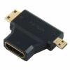 POWERTECH αντάπτορας HDMI σε Mini HDMI & Micro HDMI ADA-H004, μαύρος | eLabstore.gr POWERTECH αντάπτορας HDMI σε Mini HDMI & Micro HDMI ADA-H004, μαύρος | Καλώδια - Αντάπτορες | elabstore.gr