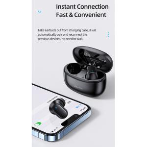 USAMS earphones με θήκη φόρτισης BH11, True Wireless, κόκκινα | Αξεσουάρ κινητών | elabstore.gr