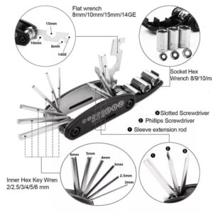 Πολυεργαλείο ποδηλάτου BIKE-0044, 15 σε 1 | eLabstore.gr Πολυεργαλείο ποδηλάτου BIKE-0044, 15 σε 1 | Gadgets - Αξεσουάρ | elabstore.gr