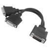POWERTECH αντάπτορας DMS-59 σε 2x DVI CAB-DMS59DVI, 0.25m, μαύρος | Καλώδια - Αντάπτορες | elabstore.gr