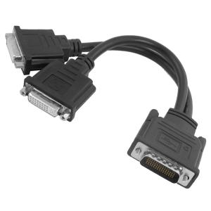 POWERTECH αντάπτορας DMS-59 σε 2x DVI CAB-DMS59DVI, 0.25m, μαύρος | Καλώδια - Αντάπτορες | elabstore.gr