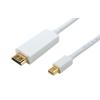 POWERTECH καλώδιο Mini DisplayPort σε HDMI CAB-DP012, 3m, λευκό | Καλώδια - Αντάπτορες | elabstore.gr