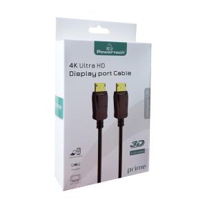 POWERTECH Καλώδιο DisplayPort 1.2 CAB-DP025 prime, 4K 3D, copper, 3m | Καλώδια - Αντάπτορες | elabstore.gr