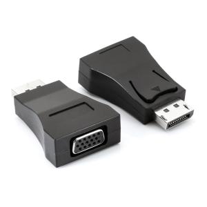 POWERTECH Αντάπτορας DisplayPort (M) σε VGA (F) CAB-DP035, μαύρο | Καλώδια - Αντάπτορες | elabstore.gr