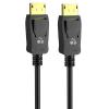 POWERTECH καλώδιο DisplayPort 1.4V CAB-DP050, copper, 8K, 1.5m, μαύρο | Καλώδια - Αντάπτορες | elabstore.gr