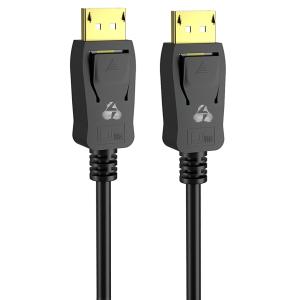 POWERTECH καλώδιο DisplayPort 1.4V CAB-DP052, copper, 8K, 5m, μαύρο | Καλώδια - Αντάπτορες | elabstore.gr