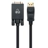 POWERTECH καλώδιο DisplayPort σε VGA CAB-DP056, 1080p, 1.8m, μαύρο | Καλώδια - Αντάπτορες | elabstore.gr