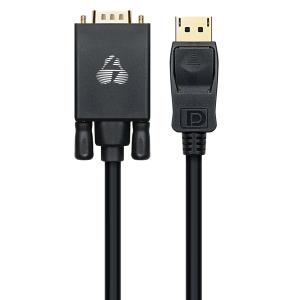 POWERTECH καλώδιο DisplayPort σε VGA CAB-DP056, 1080p, 1.8m, μαύρο | Καλώδια - Αντάπτορες | elabstore.gr