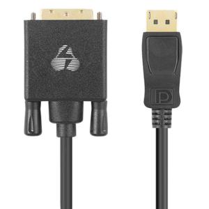 POWERTECH καλώδιο DisplayPort σε DVI CAB-DP058, Active, 4K, 1.8m, μαύρο | Καλώδια - Αντάπτορες | elabstore.gr