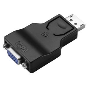 POWERTECH αντάπτορας DisplayPort σε VGA CAB-DP066, Passive 1080p, μαύρος | Καλώδια - Αντάπτορες | elabstore.gr