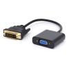 POWERTECH αντάπτορας DVI(M) σε VGA(F), 1080p, Active, 0.20, μαύρος | Καλώδια - Αντάπτορες | elabstore.gr