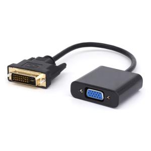 POWERTECH αντάπτορας DVI(M) σε VGA(F), 1080p, Active, 0.20, μαύρος | Καλώδια - Αντάπτορες | elabstore.gr