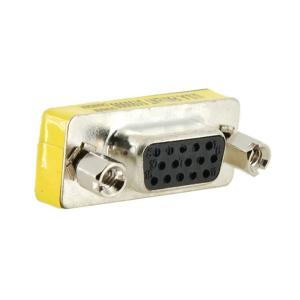 POWERTECH Adapter VGA 15pin θηλυκό σε VGA 15pin θηλυκό CAB-G005 | Καλώδια - Αντάπτορες | elabstore.gr