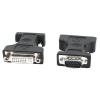 POWERTECH αντάπτορας VGA σε DVI 24+5 CAB-G016, συμβατό με 24+1, μαύρος | Καλώδια - Αντάπτορες | elabstore.gr