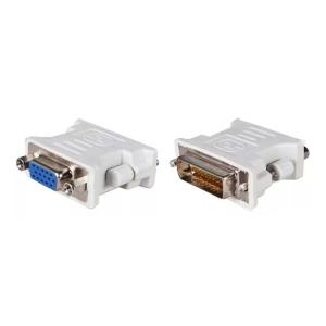 POWERTECH αντάπτορας DVI 24+1 αρσενικό σε VGA θηλυκό CAB-G020, λευκός | Καλώδια - Αντάπτορες | elabstore.gr