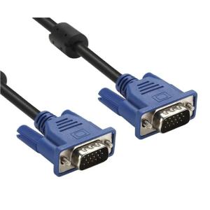POWERTECH καλώδιο VGA CAB-G037, Full HD, 2x ferrites, 1.5m, μαύρο, 10τμχ | Καλώδια - Αντάπτορες | elabstore.gr