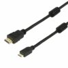 POWERTECH καλώδιο HDMI σε HDMI Mini CAB-H013, με Ethernet, 5m, μαύρο | Καλώδια - Αντάπτορες | elabstore.gr