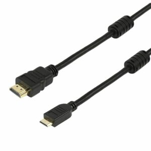 POWERTECH καλώδιο HDMI σε HDMI Mini CAB-H013, με Ethernet, 5m, μαύρο | Καλώδια - Αντάπτορες | elabstore.gr