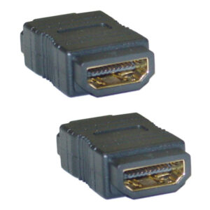 POWERTECH αντάπτορας HDMI 1.4 19pin θηλυκό σε θηλυκό CAB-H027, μαύρο | Καλώδια - Αντάπτορες | elabstore.gr