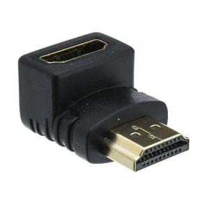 POWERTECH αντάπτορας HDMI CAB-H034, γωνιακός 90°, μαύρος | Καλώδια - Αντάπτορες | elabstore.gr