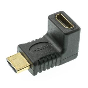 POWERTECH αντάπτορας HDMI CAB-H035, γωνιακός 90°, μαύρος | Καλώδια - Αντάπτορες | elabstore.gr