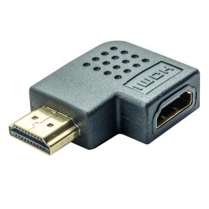 POWERTECH αντάπτορας HDMI CAB-H037, γωνιακός, 90° right, μαύρος | Καλώδια - Αντάπτορες | elabstore.gr