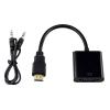 POWERTECH αντάπτορας HDMI σε VGA CAB-H071, με audio jack, μαύρο, 0.20m | Καλώδια - Αντάπτορες | elabstore.gr
