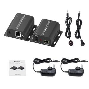 POWERTECH HDMI Video Extender CAB-H114, UTP cat5e/6, Full HD, 3D, IR | Καλώδια - Αντάπτορες | elabstore.gr