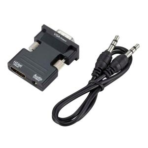 POWERTECH αντάπτορας HDMI (F) σε VGA (M) CAB-H120 με audio, μαύρο | Καλώδια - Αντάπτορες | elabstore.gr