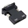 POWERTECH αντάπτορας HDMI (F) σε VGA (M) CAB-H120 με audio, μαύρο | Καλώδια - Αντάπτορες | elabstore.gr