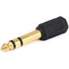 POWERTECH αντάπτορας 3.5mm σε 6.35mm CAB-J016, gold plated, μαύρος, 5τμχ | Καλώδια - Αντάπτορες | elabstore.gr